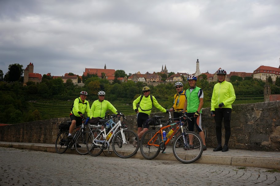 Die Reinhardswaldradler in Rothenburg ob der Tauber